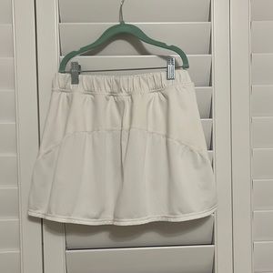 White Zella Athletic Tennis Skirt
